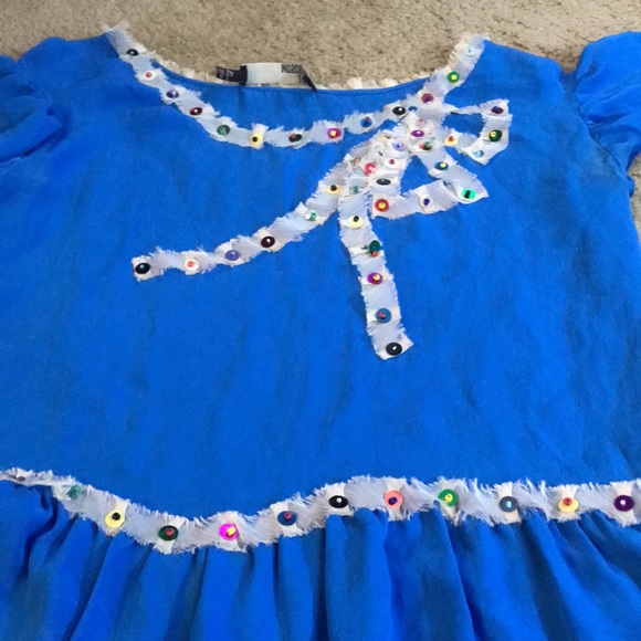 ⚡️FINAL PRICE⚡️ Love Moschino Sequin Beaded Bow Top Vintage - Picture 13 of 15